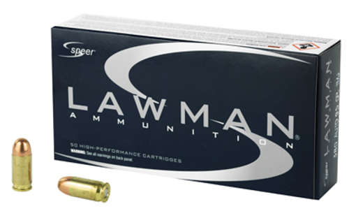 Ammunition Speer Ammunition Speer Lawman 380ACP SPR LAWMAN 380ACP 95GR TMJ 50/1000 • Model: Speer Lawman